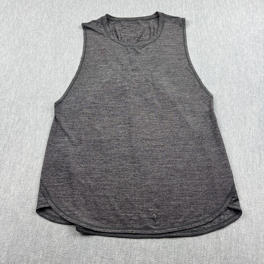 Lululemon Tank Top Womens 10‎ Heathered Gray In A Cinch Sleeveless Athletic Gym